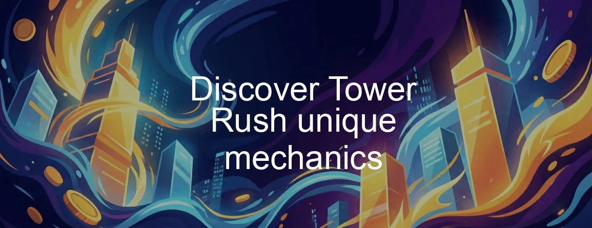 Gru che oscilla sopra una torre costruita in Tower Rush